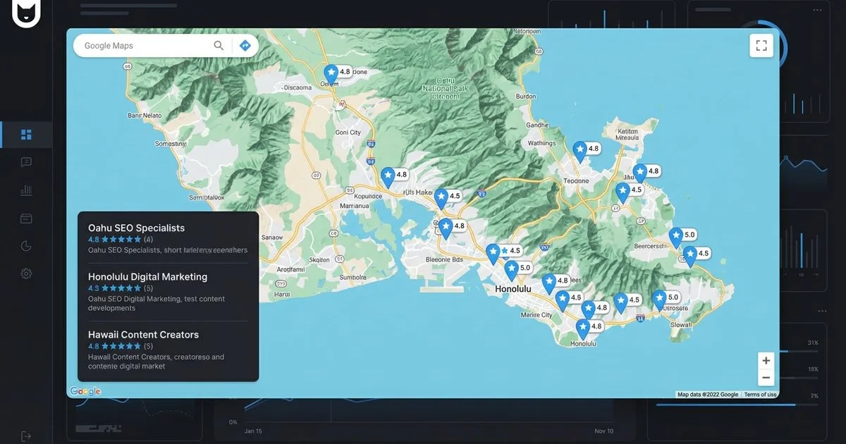 Local SEO tips for Hawaii businesses showing Google Maps and local ranking factors
